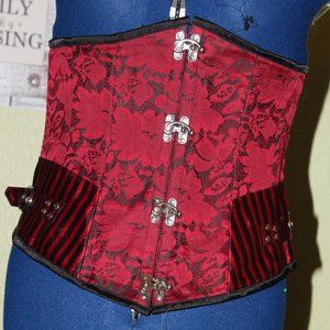 Red and Black Corset